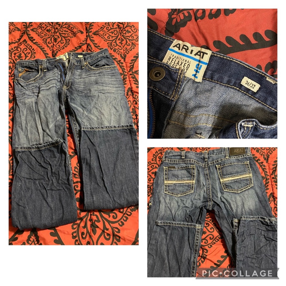 New Ariat jeans, worn 1 time for a wedding. Size 36x32 $60